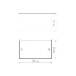 Fantasia FLUO LED Walllamp 1x G9/2,5W incl. ALU