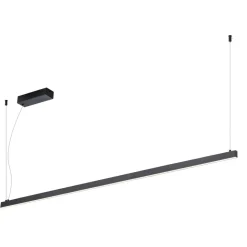 Fantasia GURI LED pendel 52W 3000K 2400mm zwart dimbaar (3m kabel incl)