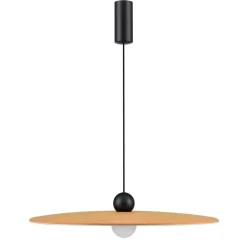 Fantasia JUTTU 8W LED Pendel Ø600mm dimbaar vilt licht bruin / grijs