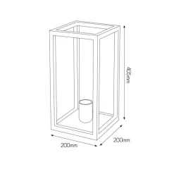 Fantasia KAGO ruggine table lamp 1xE27 max 60W