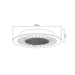 Fantasia KARAL ceiling light Led 12W 1140Lm 3000K Round