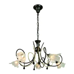 Fantasia KISS susp 5x G9 LED incl Black/red