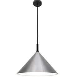 Fantasia KOTO 1xE27 Pendel Ø395mm zilver / zwart / wit