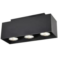 Fantasia KUBO 3L satin black/dim.glass LED 5W GU10 incl.