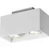 Fantasia KUBO 2L satin white/dim.glass LED 5W GU10 incl.