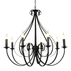 Fantasia MARQUIS pendant 8x E14 black