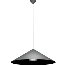 Fantasia MIRAGO 1xE27 Pendel Ø750mm grijs / zwart