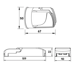 Fantasia MODRIZ - led module 13W 3000K 38° (+15°) triac dimmable CRI>90