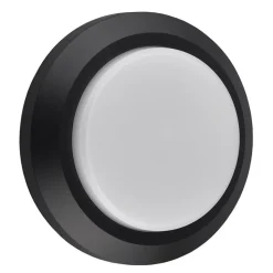 Fantasia NOKI Wallamp round black SMD LED 275lm 3w IP65