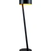Fantasia NOMA vloerlamp zwart/goud E27 excl