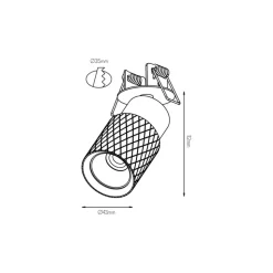 Fantasia NYSAL Inputspot MR11 lamp excl wit