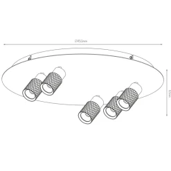 Fantasia NYSAL Spot RD 5L MR11 lamp excl wit