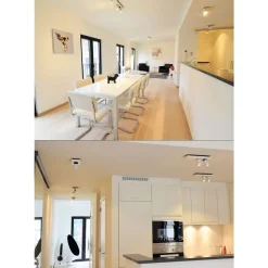 Fantasia Nysit 2L B/W/W 2x4,5W GU10 dimmable LED incl.