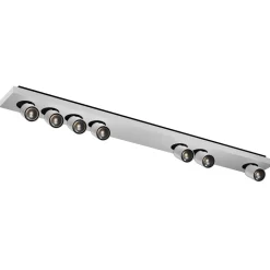 Fantasia Nysit 7L Square cover B/W/W 7x4,5W GU10 dimmable LED incl.