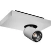 Fantasia Nysit 1L Square cover B/W/W 1x4,5W GU10 dimmable LED incl.