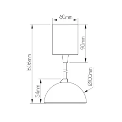 Fantasia ORBIT LED Pendel 6W/9W 2700K Dimbaar