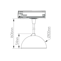 Fantasia ORBIT LED Track pendel 6W/9W 2700K Dimbaar