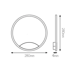 Fantasia ORSO wall light 15W 3000K white dimmable