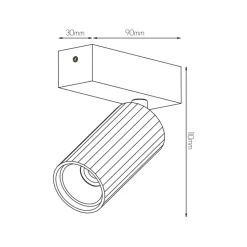 Fantasia ORYX 1L spot MR11 lamp excl wit
