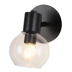 Fantasia OSIRA Wand licht 1x E14 helder glas + schakelaar