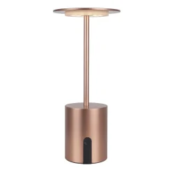 Fantasia POPPY LED tafellamp 2W 180Lm IP44, herlaadbare batterij incl, koper