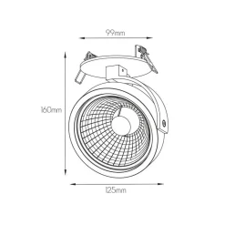Fantasia PULSE-1 INPUT wit AR111 (incl)