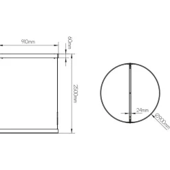Fantasia PURE pendant round D90 LED 35W bronze