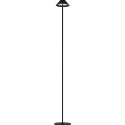 Fantasia QUTE LED vloerlamp 3W 320Lm IP54, herlaadbaar, batterij incl, zwart