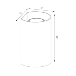 Fantasia RADU Wandlicht wit rond 2xGU10 excl (max 50W)