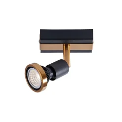 Fantasia ROBUS 1L GU10 LED 5W dim incl. black / bronze