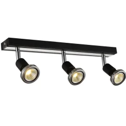 Fantasia ROBUS spot head 3xGU10 5W LED black/Chrome