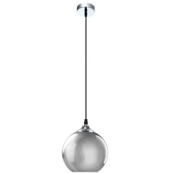 Fantasia ROGODO susp. smoke grey 14cm 1x E27