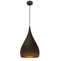 Fantasia RONIN pendel  Ø25 E27 bruin/goud