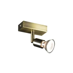 Fantasia RUNE 3 1L WALL GU10 LED 5W dim ANTIQUE BRASS