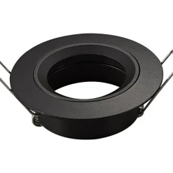 Fantasia SATURN fixed downlight GU10 (excl. bulb) black 80mm