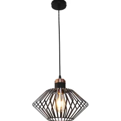 Fantasia SHURU pendant 1x E27 black + copper