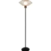 Fantasia SHURU 1x E27 vloerlamp zwart + koper