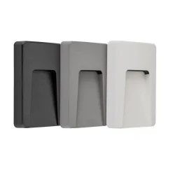 Fantasia SIBO LED 310Lm 2,8W rectangle, cover black, white, grey IP65