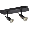 Fantasia SONAR II 2L satin black/dim.glass LED 5W GU10 incl.
