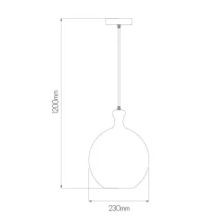 Fantasia SONOS susp. smoke grey 1x E27