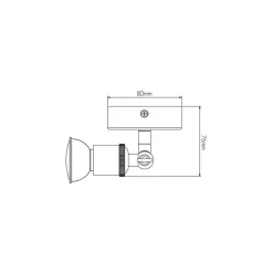 Fantasia STUGA round 1xGU10 dimmable 5W LED (Glass) incl.