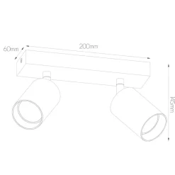 Fantasia TABOO 2L GU10 (excl) wit, spot