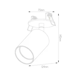 Fantasia TABOO 1L INPUT GU10 (excl) zwart