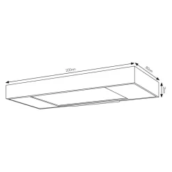 Fantasia TALU Wallight 20W 2700K Dimmable Black