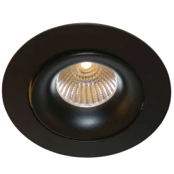 Fantasia TETIZ 70mm cut-out size adj. 30° arc design black GU10