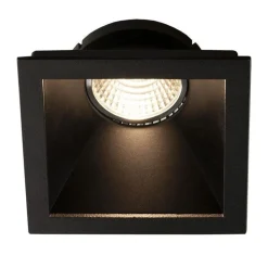 Fantasia TETIZ Square black recessed downlight GU10 excl
