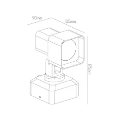 Fantasia TORUN Wandlicht 9W LED 3000K IP65