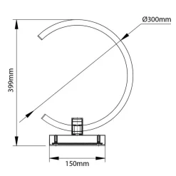 Fantasia TRENDSY LED Tafellamp 6,8W Ø300mm