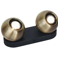 Fantasia TRITON 2L GU10 (excl) zwart / brons