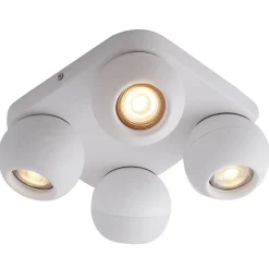 Fantasia TRITON 4L  square 5,5Watt 400Lm GU10 (3-step dimming) white